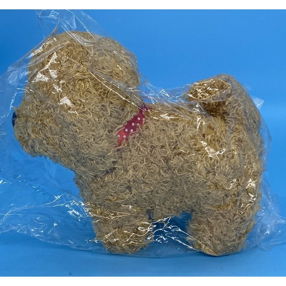 New Electronic Walking Barking Toy Dog Robot Puppy Stuffed Animal Brown Teddy
